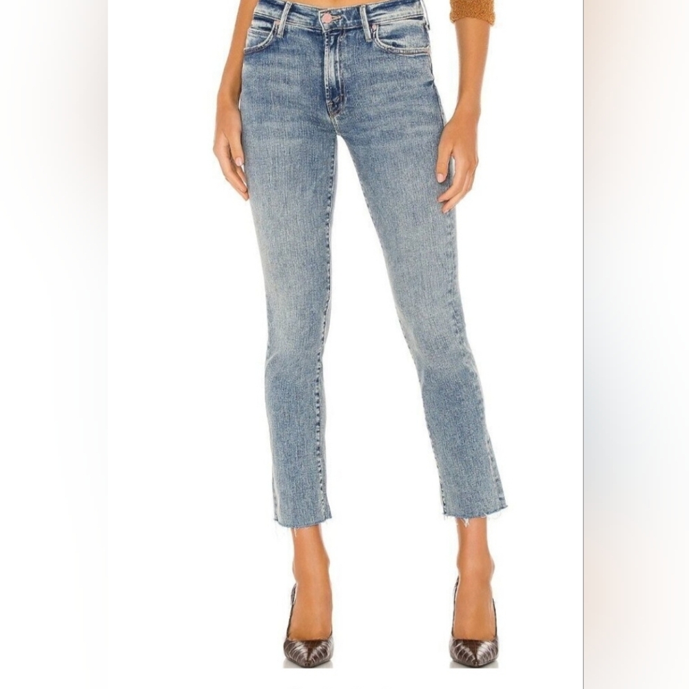 MOTHER Rascal Ankle Fray Jeans
